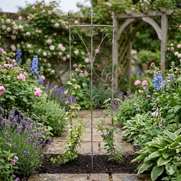 Halbrundes Rankgitter Marta ca. 148 cm - Gartendekoration